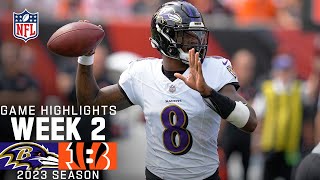 Baltimore Ravens vs Cincinnati Bengals Game Highlights  NFL 2023 Week 2 [upl. by Augustus]