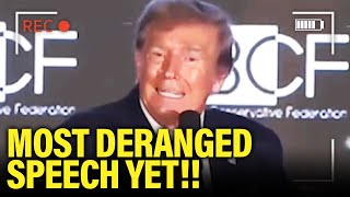 UNHINGED Trump LOSES IT at Black Conservative Event [upl. by Reyem649]