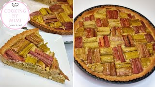 TARTE A LA RHUBARBE LA RECETTE INRATABLE ET FACILE À FAIRE [upl. by Olrac]