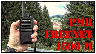 PMRFreenetFunk  Retevis RT617  RT24V  TestVergleich auf 1500 m über Furtwangen FunkVlog34 [upl. by Nosoj884]