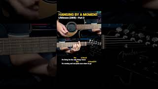 Hanging By A Moment  Lifehouse Easy Guitar Chords Tutorial with Lyrics part 3 SHORTS REELS [upl. by Adnolor528]