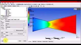 Ansys WorkBench  Fluent CD Nozzle tutorial [upl. by Afra]