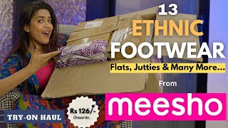 Huge collection of MEESHO  SANDALS  Flats  jutties  Tryon Hual  Honest review  gimaashi 💕 [upl. by Airret548]