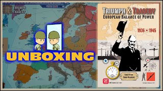 Triumph amp Tragedy European Balance of Power 19361945 Unboxing [upl. by Oetsira208]