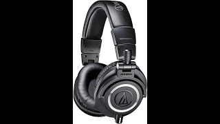 AudioTechnica ATHM50X Review Professional Studio Monitor Headphones [upl. by Nirahs429]