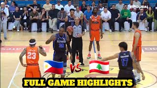 Strong Group PH vs Homenetmen Lebanon Full Game Highlights  33rd Dubai International Basketball [upl. by Asyla804]