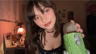 ASMR  Chill Fast ASMR At 100 Sensitivity Rambles Mouth Sounds Mic Triggers Gripping and [upl. by Ahsats]