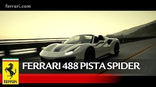 Ferrari 488 Pista Spider  Official Video [upl. by Lilas]