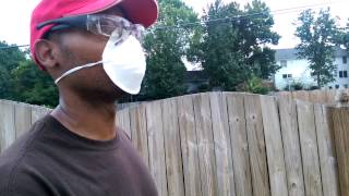 Applying Thompsons Waterseal to fence [upl. by Olrac]