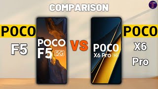 Poco F5 vs Poco X6 Pro  Full Comparison😮⚡ [upl. by Odravde]