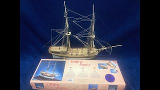 HM Brig Supply  Caldercraft 164 Nelsons Navy [upl. by Chaker806]