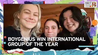 boygenius Win Their First BRIT  The BRIT Awards 2024 [upl. by Leitman]