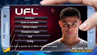 ESSE É O MELHOR JOGO DE FUTEBOL PARA JOGAR NO CELULAR EM 2024 COM MASTER LEAGUE E RUMO AO ESTRELATO [upl. by Brear]