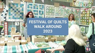 FESTIVAL OF QUILTS TOUR  Walk Around  Quilt Show [upl. by Ciredor721]