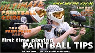 First Time Playing Paintball Tips The Ultimate Beginner Guide by DangerMan [upl. by Ahsla911]