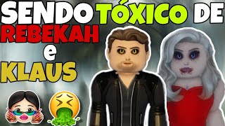 SENDO TÓXICO DE REBEKAH E KLAUS NO THE VAMPIRE LEGACIES 2  ROBLOX [upl. by Nodaj]