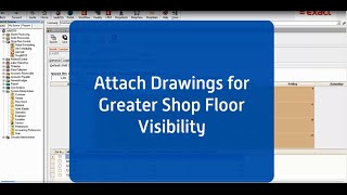 JobBOSS Tech Tip Tuesday Attach Drawings for Greater Shop Floor Visibility [upl. by Alboran]