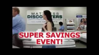 Mattress Discounters Super Savings Event [upl. by Yecad]