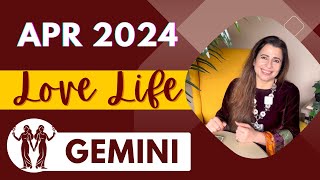 💕♊ Gemini Mithun Love Tarot Reading  April 2024  मिथुन लव लाइफ़  Love amp Relationship [upl. by Candide]