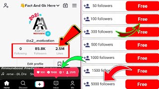 🟡Get Free 10k Likes ♥️ Followers In 5 Minutes Free Tiktok Followers Hack 2023 [upl. by Aliza]