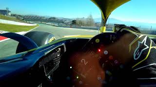 Daniel Ricciardos First Lap in a Renault  Visor Cam  F1 Testing 2019 [upl. by Emyam]