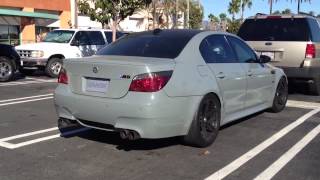 BMW E60 M5 with Dinan Exhaust [upl. by Bucher]