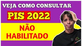 ABONO SALARIAL NÃO HABILITADO  Trabalhador já pode consultar se tem direito ao abono PISPasep 2022 [upl. by Yukio]