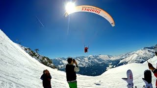 Tandem Flug  ZillertalTuxertal  Flying Bene  GoPro Hero 3 Black [upl. by Lunneta]