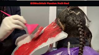 Passion Fruit Red Hair Tutorial  Cosmo Edition [upl. by Wailoo]