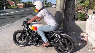 Cafe racer Road test performance cb400 superfour [upl. by Penney]