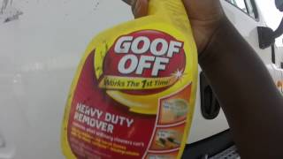 How to remove Adhesive Tape using goo off [upl. by Odranoel]