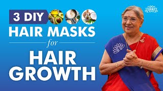 3 DIY Natural Hair Masks  Easy And Effective Homemade Hair Mask  Hair Nourishment  Dr Hansaji [upl. by Leirea395]