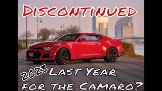 Chevrolet discontinuing the Camaro Will 2023 actually be the last [upl. by Dnalhsa249]