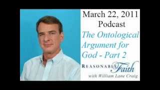 The Ontological Argument  Part 2  William Lane Craig [upl. by Anaugahs]