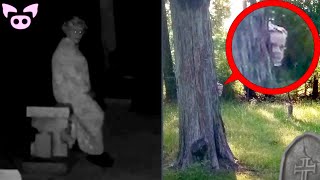 The Scariest Cemetery Sightings Ever Caught on Camera [upl. by Barbra]