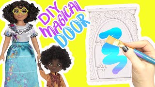 Disney Encanto Mirabels Custom Magical Door Tutorial DIY Crafts [upl. by Cha2]