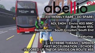 Roblox Croydon V131  Bus Route 455  ADL Enviro 400 Hybrid MMC  2584 YY67GZE Aballio London [upl. by Phylis]