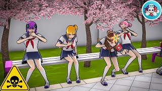 GENOCIDE ENDING WITH ONLY POISON AND A RADIO  Yandere Simulator [upl. by Ellan591]