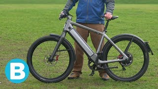 Deze ebike gaat 49 kmu en trekt razendsnel op [upl. by Hatnamas]