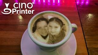 CINO PRINTER  COFFEE PRINTER  ART MACHINE [upl. by Giardap]