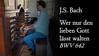 Bach  Wer nur den lieben Gott lässt walten BWV 642 Orgelbüchlein  Schnitger organ Uithuizen [upl. by Nhguavoj]