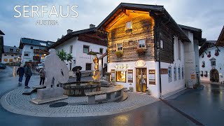 SERFAUS AUSTRIA 🇦🇹  The Most Beautiful Evening Walk in Tyrol 8K [upl. by Riess]