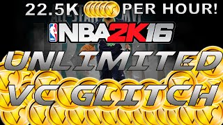 UNLIMITED VC GLITCH  EXPLOIT METHOD 225K PER HOUR AFTER PATCH NEWEST METHOD NBA 2K16 [upl. by Corneille]