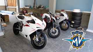 พาดูรถ BigBike ของนักสะสม MV Agusta 3 คัน  F4R F3 Brutale  แต่งเป็นล้าน [upl. by Queridas868]