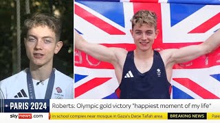 Toby Robert the Team GB teenager secures climbing gold at Paris Olympics 2024 uk sports 2024 [upl. by Kaiulani]