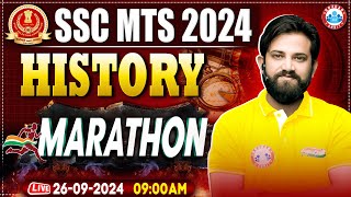 SSC MTS History Marathon  SSC MTS Marathon Classes 2024  GK GS for MTS 2024 By Naveen Sir [upl. by Hakeber]