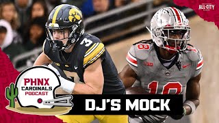 Daniel Jeremiah’s MONSTER mock draft haul for Arizona Cardinals Cards had top 10 rookie class [upl. by Levine212]