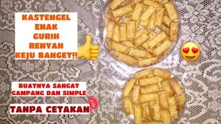 RESEP KASTANGEL EKONOMIS ENAK GURIH RENYAH KEJU BANGET [upl. by Yelnoc]