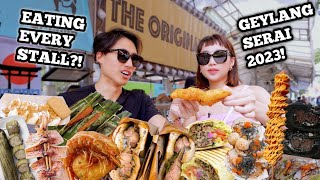 EATING EVERYTHING at Geylang Serai Night Market 2023  BIGGEST RAMADAN BAZAAR in Singapore [upl. by Schlicher]