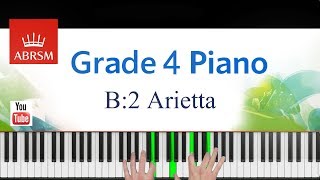 ABRSM 20192020 Grade 4 B2 piece Arietta  GRIEG Piano [upl. by Middleton167]